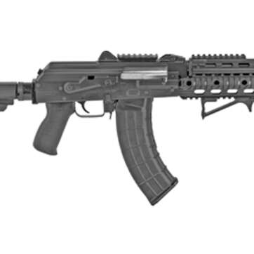 Zastava ZPAP92 7.62X39mm Pistol, 10" Barrel, SBA3, Quad Rail, Black, 30rd - Handsguns | American Guns & Ammo