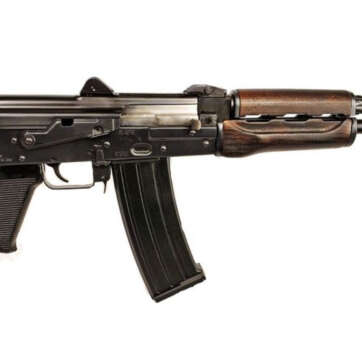 Zastava ZPAP85 AK Pistol 5.56 NATO/223, 10" Chrome Lined Barrel, Dark Wood, Buldged Trunnion 30rd Mag1.5 mm receiver , chrome lined barrel - Handsguns | American Guns & Ammo