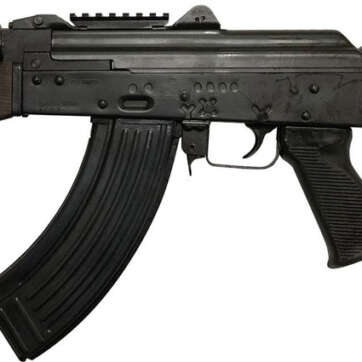 Zastava ZPAP92 AK-47 Pistol 7.62x39mm 10" Barrel, Booster, Dark Wood, Top Rail, SB Tactical FS1913 Folding Brace, 30rd Mag - Handsguns | American Guns & Ammo