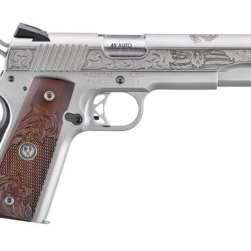 RUGER SR1911 75TH ANNIVERSARY STAINLESS .45 ACP 5" BARREL 8-ROUNDS - 1911 - American Guns & Ammo