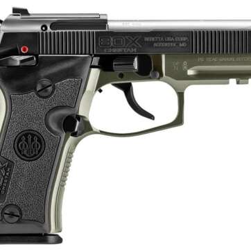 BERETTA 80X CHEETAH BLACK / OD GREEN .380 ACP 3.9" BARREL 13-ROUNDS - 3 Dot - American Guns & Ammo