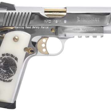 EAA CORP GIRSAN REGARD S LIBERADOR 2 CHROME .45 ACP 5" BARREL 8-ROUNDS - 1911 | American Guns & Ammo