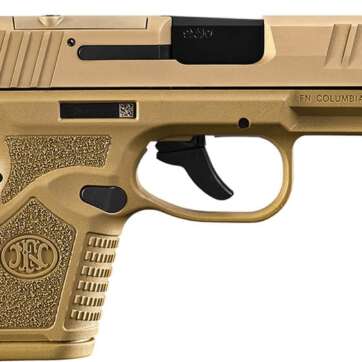 FN REFLEX MRD FLAT DARK EARTH 9MM 3.3" BARREL 10-ROUNDS - 3 Dot | American Guns & Ammo