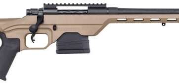MOSSBERG MVP LIGHT CHASSIS TAN / BLACK 7.62 X 51 / .308 WIN 18.5-INCH 10RDS THREADED BARREL - Bolt Action Rifles | American Guns & Ammo
