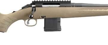 RUGER AMERICAN RANCH FLAT DARK EARTH .300 AAC BLACKOUT 16.12" THREADED BARREL 10-ROUNDS - Bolt Action Rifles - American Guns & Ammo