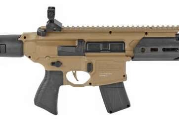 SIG SAUER CANEBRAKE RATTLER AIR GUN FLAT DARK EARTH / BLACK .177 4" BARREL 30-ROUNDS FLIP-UP SIGHTS - Airsoft Rifles - American Guns & Ammo
