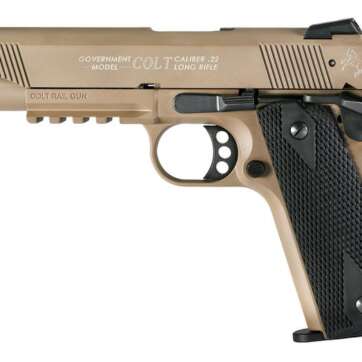 WALTHER 1911 COLT GOVT. A1 FLAT DARK EARTH .22LR 5" BARREL 12-ROUNDS - 1911 | American Guns & Ammo