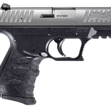 WALTHER CCP M2+ CARRY BLACK / SILVER 9MM 3.54" BARREL 8-ROUNDS - 3 Dot | American Guns & Ammo