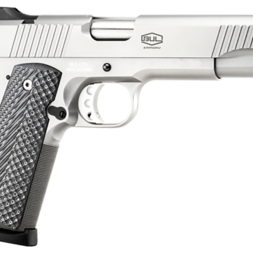 BUL ARMORY GOVERNMENT STAINLESS .45 ACP 5" BARREL 8-ROUNDS NOVAK STYLE SIGHTS - 1911 | American Guns & Ammo