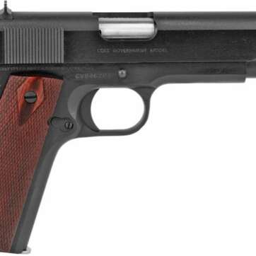COLT FIREARMS 1911 GOVERNMENT BLACK .38 SUPER 5" BARREL 9-ROUNDS FIXED SIGHTS - 1911 | American Guns & Ammo