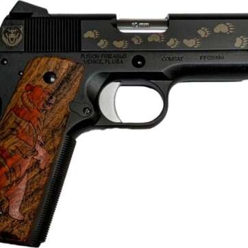 FUSION COMBAT CARRY 10MM 4.5" BARREL 8-ROUNDS BEAR ENGRAVED GRIPS - 1911 - American Guns & Ammo