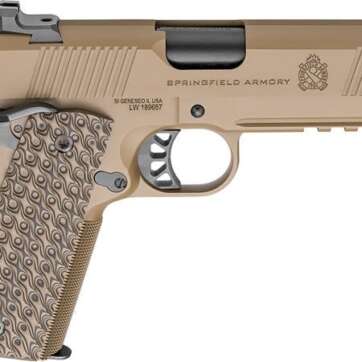 SPRINGFIELD ARMORY TRP COMMANDER COYOTE BROWN .45 ACP 4.25" BARREL 7-ROUNDS SPRINGFIELD ARMORY TRP COMMANDER COYOTE BROWN .45 ACP 4.25" BARREL 7-ROUNDS - 1911 - American Guns & Ammo