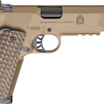 SPRINGFIELD ARMORY TRP COYOTE BROWN .45 ACP 5" BARREL 8-ROUNDS SPRINGFIELD ARMORY TRP COYOTE BROWN .45 ACP 5" BARREL 8-ROUNDS - 1911 - American Guns & Ammo