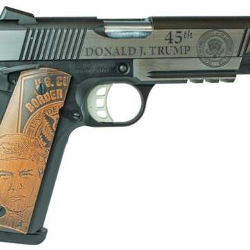 SDS IMPORTS TRUMP 1911 DUTY STAINLESS .45 ACP 5" BARREL 8-ROUNDS CUSTOM ENGRAVING - 1911 | American Guns & Ammo