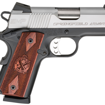 SPRINGFIELD ARMORY 1911 EMP LIGHTWEIGHT COMPACT PISTOL BLACK/STAINLESS 9MM 3" BARREL 9-ROUNDS SPRINGFIELD ARMORY 1911 EMP LIGHTWEIGHT COMPACT PISTOL BLACK/STAINLESS 9MM 3" BARREL 9-ROUNDS - 1911 - American Guns & Ammo