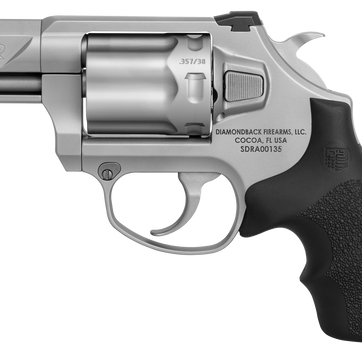 Diamondback SDR 357 Magnum/38 Special, 2" Barrel, Stainless Steel, Black Hogue Rubber Grip, 6rd - Firearm | American Guns & Ammo