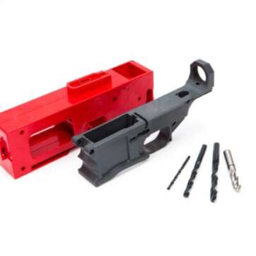 308 80% Lower Receiver and Jig System – Gray - AR RECEIVER BLANKS - American Guns & Ammo