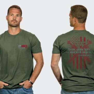 P80 T-Shirt, Pompey, Green, Large P80 T-Shirt, Pompey, Green, Large - APPAREL & SWAG - American Guns & Ammo
