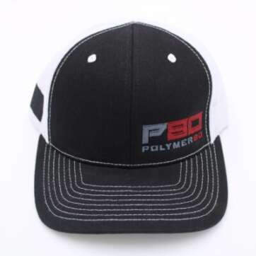 P80 Hat, Black and White P80 Hat, Black and White - APPAREL & SWAG - American Guns & Ammo