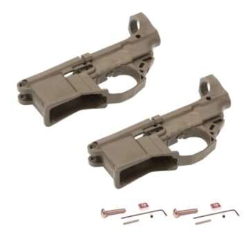 G150 AR-15 80% Receiver 2 Pack – FDE - AR RECEIVER BLANKS - American Guns & Ammo