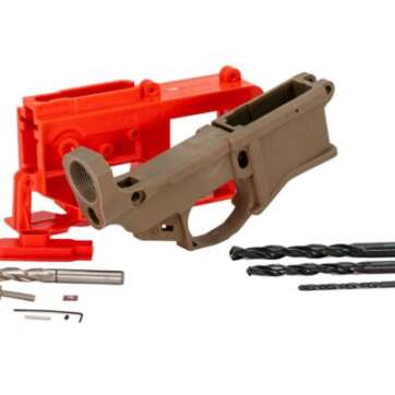 P80 G150 AR-15 80% Receiver Kit – Flat Dark Earth - AR RECEIVER BLANKS - American Guns & Ammo