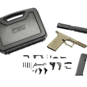 P80 Full Sized AFT Kit, FDE, 17rd Magazine - THE AFT AGENCY - American Guns & Ammo