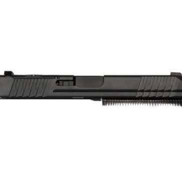 P80 Optic Cut Slide Assembly – PF940v2/PFS9 – Black - FULL SIZE SLIDE ASSEMBLIES | American Guns & Ammo