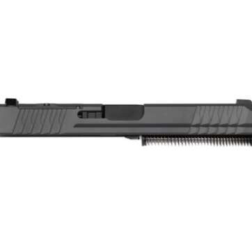 P80 Optic Cut Slide Assembly – PF940v2/PFS9 – Grey - FULL SIZE SLIDE ASSEMBLIES | American Guns & Ammo