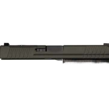 P80 Optic Cut Slide Assembly – PF940v2/PFS9 – OD Green - FULL SIZE SLIDE ASSEMBLIES | American Guns & Ammo