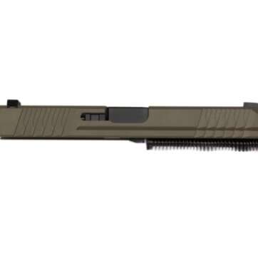 P80 Full Size Slide Assembly – PF940v2/PFS9 – Flat Dark Earth - FULL SIZE SLIDE ASSEMBLIES | American Guns & Ammo