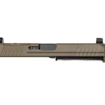 P80 Full Size Slide Assembly -PF940v2/PFS9 – Flat Dark Earth - FULL SIZE SLIDE ASSEMBLIES | American Guns & Ammo