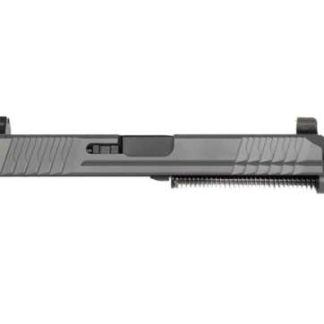 P80 Full Size Slide Assembly -PF940v2/PFS9 – Grey - FULL SIZE SLIDE ASSEMBLIES | American Guns & Ammo