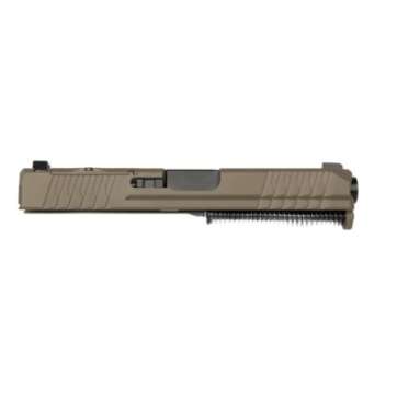 P80 Optic Cut Slide Assembly – PF940C/PFC9 – Flat Dark Earth - COMPACT SLIDE ASSEMBLIES | American Guns & Ammo