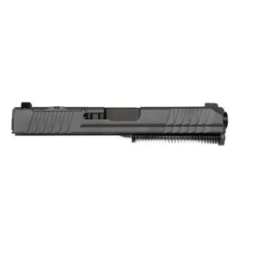 P80 Optic Cut Slide Assembly – PF940C/PFC9 – Grey - COMPACT SLIDE ASSEMBLIES | American Guns & Ammo