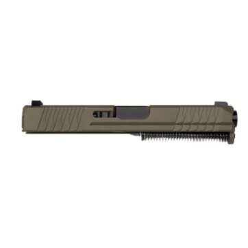 P80 Compact Slide Assembly – PF940C/PFC9 – Flat Dark Earth - COMPACT SLIDE ASSEMBLIES | American Guns & Ammo
