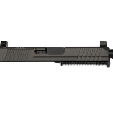 P80 PF940C/ PFC9 Optic Cut Slide w/ Threaded Barrel, Suppressor Night Sights Assembly 9mm – Cobalt - COMPACT SLIDE ASSEMBLIES | American Guns & Ammo