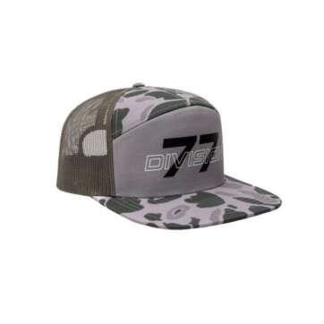 Division 77 Marsh Camo Baseball Cap - Tactical Headwear for Outdoor Enthusiasts - New Arrivals | American Guns & Ammo
