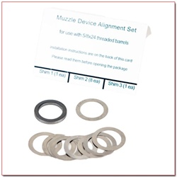 .308 Muzzle Device Alignment Shim Set for Precision Firearm Installation - New Arrivals | American Guns & Ammo