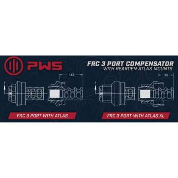 FRC 3-Port .223/5.56 Compensator - Flat Profile (1/2-28 Thread) - New Arrivals | American Guns & Ammo