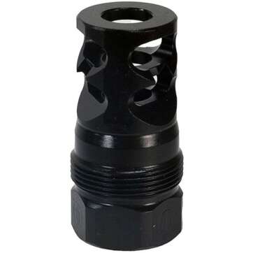 FRC 2-Port 308 Compensator Tapered Muzzle Brake - 5/8-24 Thread for .308/7.62mm Rifles - New Arrivals | American Guns & Ammo