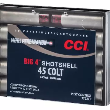 CCI Big 4 Shotshell 45 Colt Ammunition - 140 Grain Lead Shot - 200 Rounds - New Arrivals | American Guns & Ammo