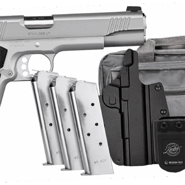 Kimber Stainless LW Silver .45 ACP 5" Barrel 7-Rounds Clu... - Full-Size Pistols - American Guns & Ammo