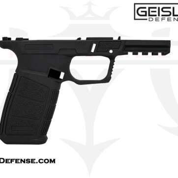 Geisler Defence 80% 19X V2 Pistol Frame Kit with Rails and Jig - Black Polymer Frame for Custom Glock Builds - New Arrivals | American Guns & Ammo