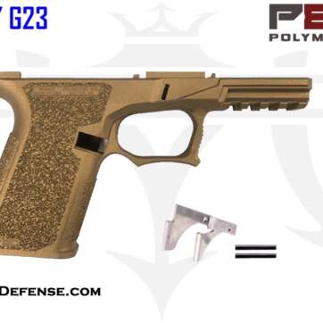 Polymer80 76% Bridge Frame GCA Compliant Compact for Glock 19/23 - Cerakote Burnt Bronze Finish - New Arrivals | American Guns & Ammo