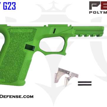Polymer80 BKC76 76% Bridge Frame GCA Compliant Compact for Glock 19/23 - Zombie Green Cerakote Finish - New Arrivals | American Guns & Ammo