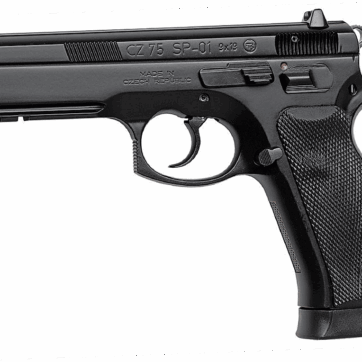 CZ 75 SP-01 9mm 4.6" Barrel 18-Rounds Night Sights - 9mm - Full-Size Pistols | American Guns & Ammo