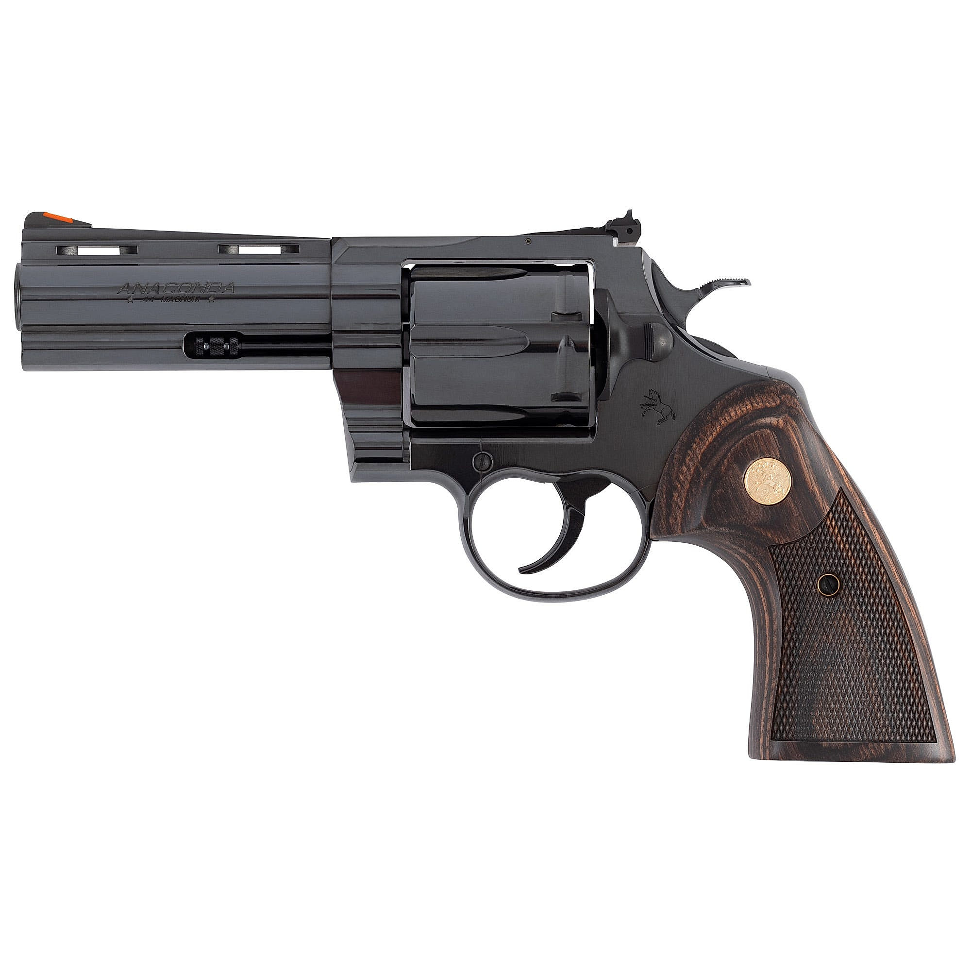 Colt Firearms Anaconda Blued / Walnut .44 Mag 4.25" Barre... - HANDGUNS | American Guns & Ammo