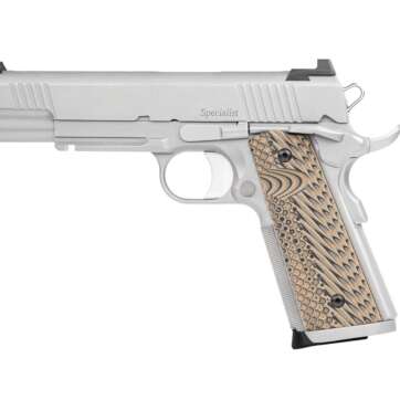 Dan Wesson Specialist 9mm 5″ Stainless Stainless G10 10+1 - Semi Auto Handguns | American Guns & Ammo