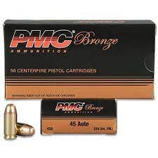 1000 Rounds of 45 ACP Ammo by PMC – 230gr FMJ - Ammo | American Guns & Ammo
