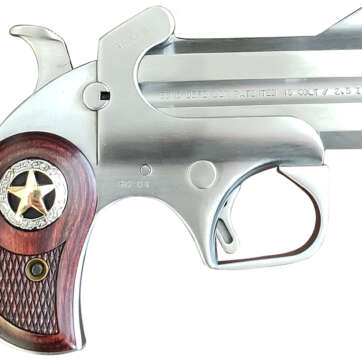 Bond Arms Rustic Defender 3″ Derringer, Stainless, Rosewood - Derringers | American Guns & Ammo